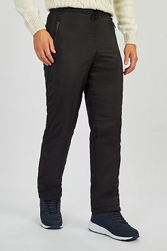 Baon, Утеплённые брюки без застёжки  B591505, BLACK