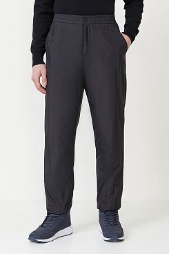 Baon, Утеплённые брюки-джоггеры B5923503, BLACK