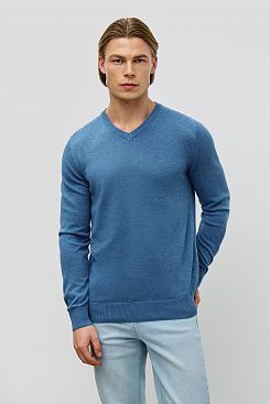 Baon, Базовый пуловер с хлопком B631201, FLYINGFISHMELANGE