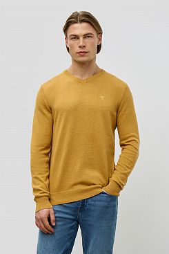 Baon, Базовый пуловер с хлопком B631201, GAMBOGEMELANGE