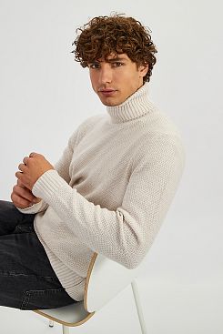 Baon, Однотонный свитер с шерстью B631548, OSTRICHMELANGE