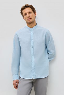 Baon, Рубашка из смесового льна B6622011, SKYWAY