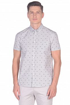 Baon, Рубашка с велосипедным узором B689006, GREYPRINTED