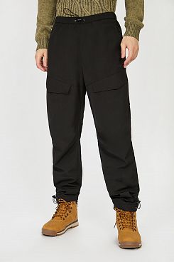 Baon, Утеплённые брюки с флисовой подкладкой B791514, BLACK