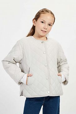 Baon, Стёганая куртка для девочки BK0322002, SILVER