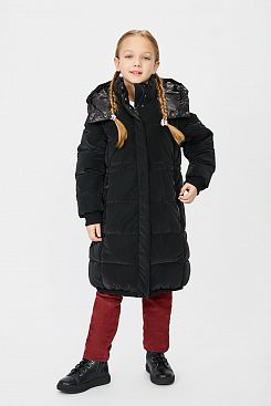 Baon, Пальто для девочки BK041504, BLACK