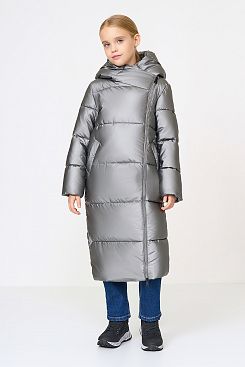Baon, Пальто для девочки (эко пух)  BK041809, MOUSEMETALLIC