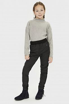 Baon, Утеплённые брюки для девочки BK090505, BLACK