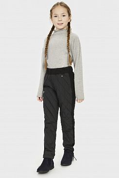 Baon, Утеплённые брюки для девочки BK090507, BLACK