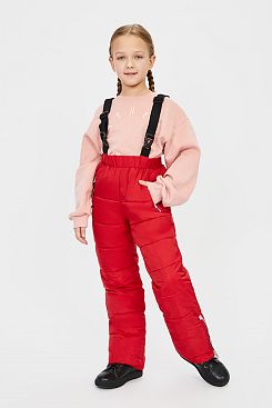 Baon, Утеплённые брюки для девочки BK091501, RUBIN