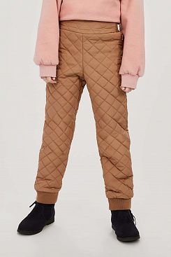 Baon, Утеплённые брюки для девочки BK091504, DARKTAN