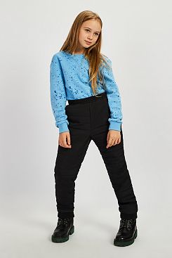 Baon, Утеплённые брюки для девочки BK091506, BLACK