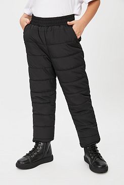 Baon, Утеплённые брюки для девочки BK091508, BLACK
