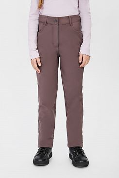 Baon, Утеплённые брюки для девочки BK091509, TRUFFLE