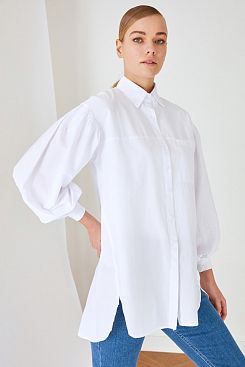 Baon, Рубашка TRENDYOL TCTSS21GO0976, WHITE