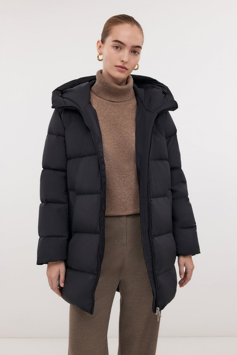 Пуховик женский зимний удлиненный 20799₽