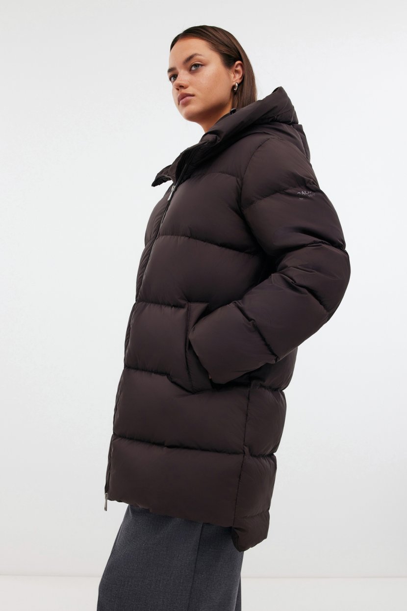 Пуховик женский зимний удлиненный 20799₽