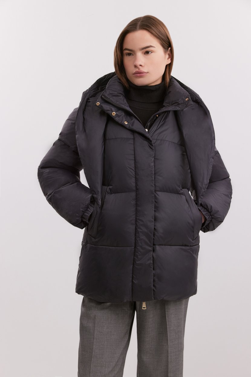 Пуховик с натуральным наполнителем 19299₽
