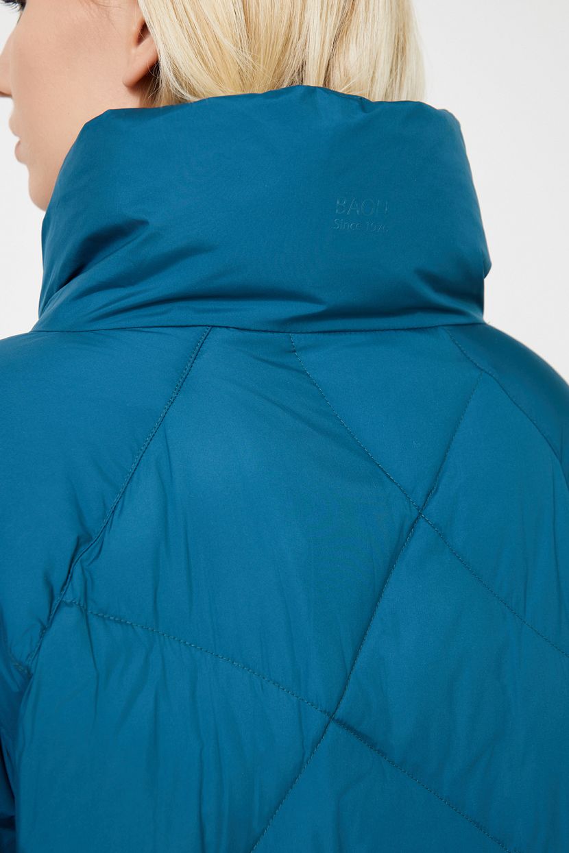 Пальто пуховое (арт. baon B0223502), размер XS, цвет зеленый Пальто пуховое (арт. baon B0223502) - фото 7