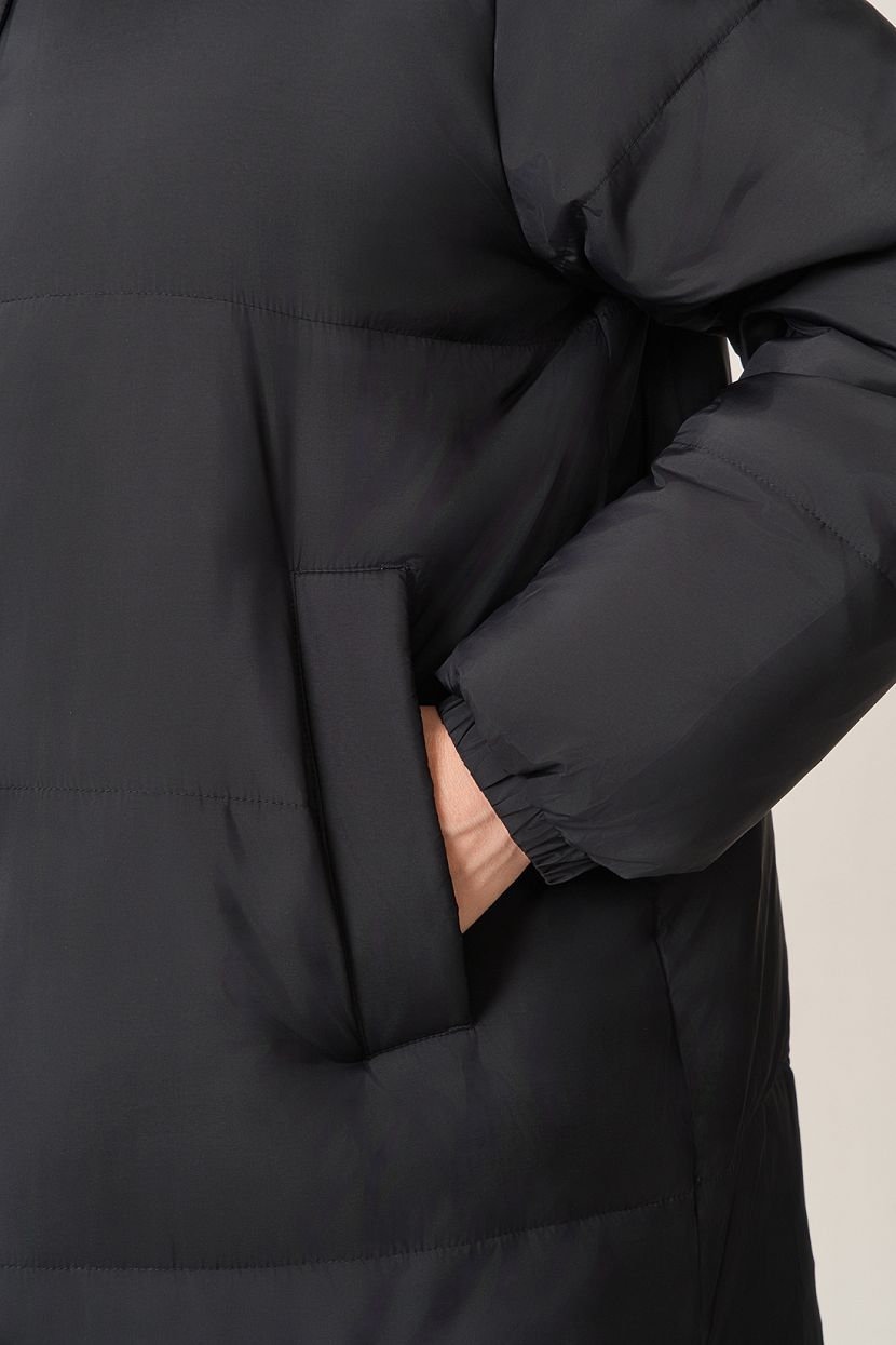 Пальто пуховое (арт. baon B0223510), размер XS, цвет белый Пальто пуховое (арт. baon B0223510) - фото 5