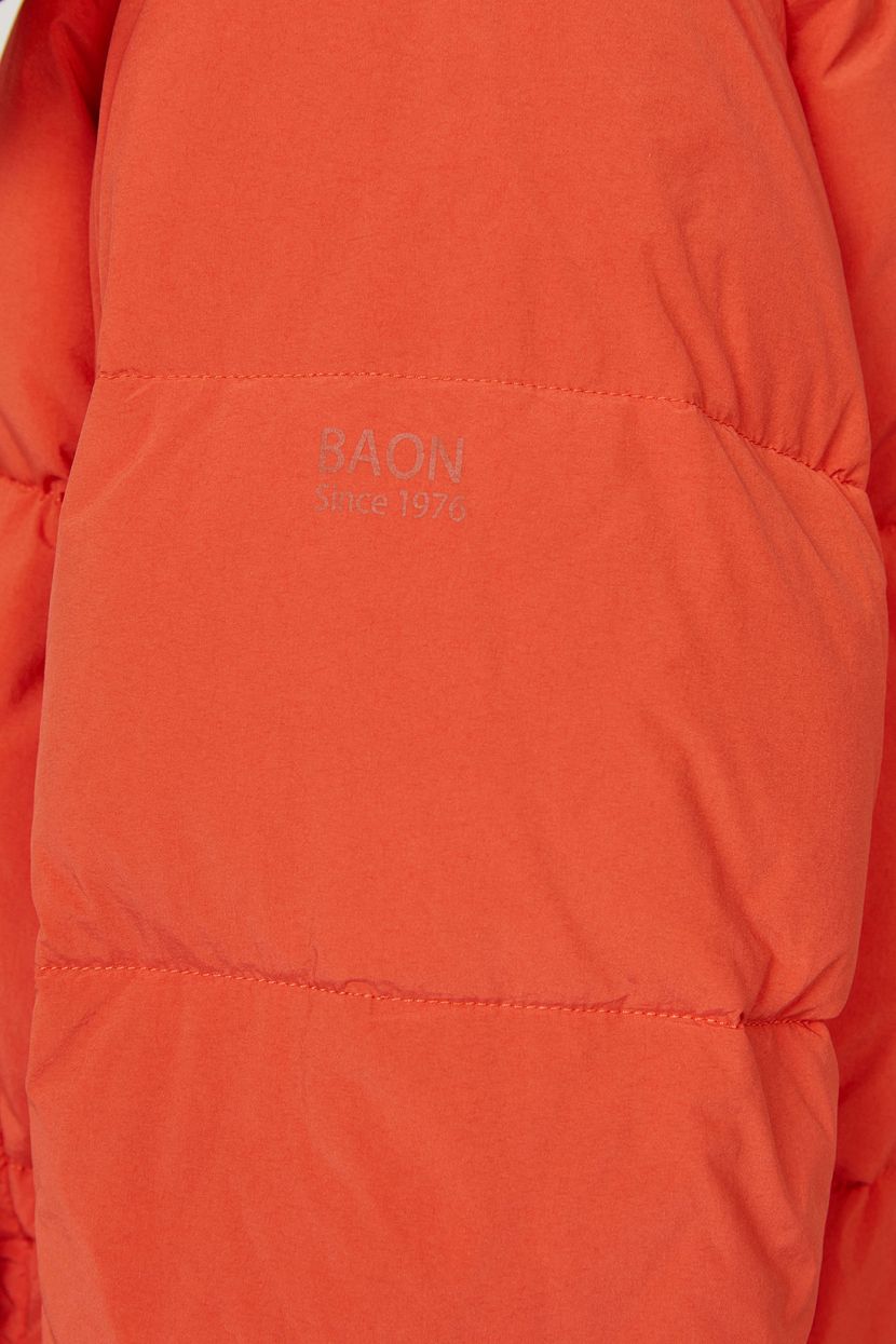 Пальто пуховое (арт. baon B0223511), размер M, цвет оранжевый Пальто пуховое (арт. baon B0223511) - фото 7