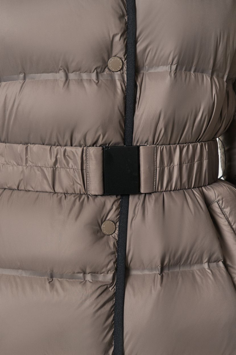 Пальто пуховое (арт. baon B0223517), размер XS, цвет коричневый Пальто пуховое (арт. baon B0223517) - фото 6