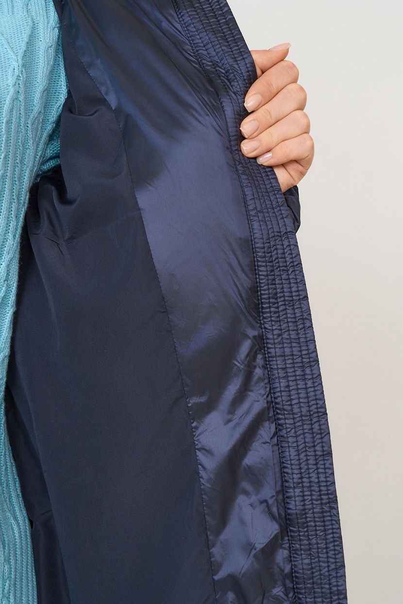Пальто пуховое (арт. baon B0223527), размер XS, цвет синий Пальто пуховое (арт. baon B0223527) - фото 5
