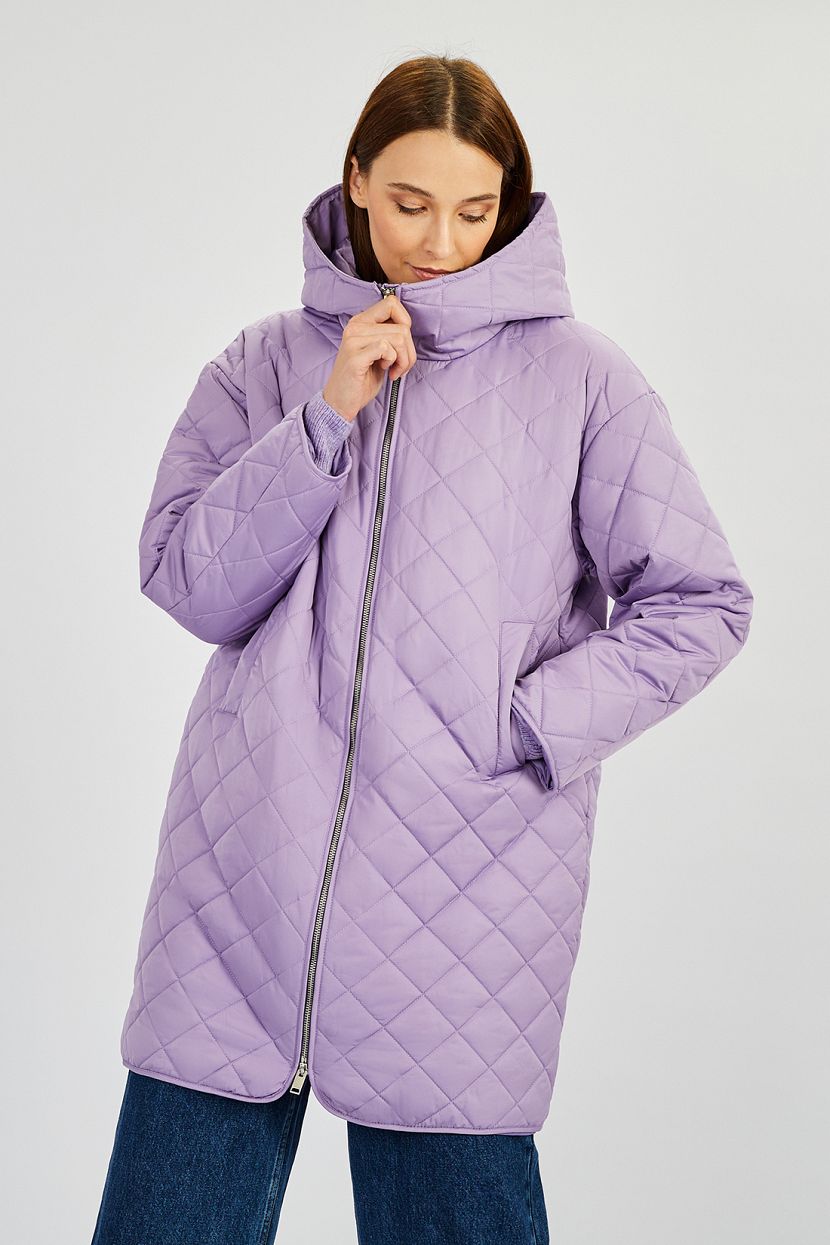 Куртка, XL, фиолетовый