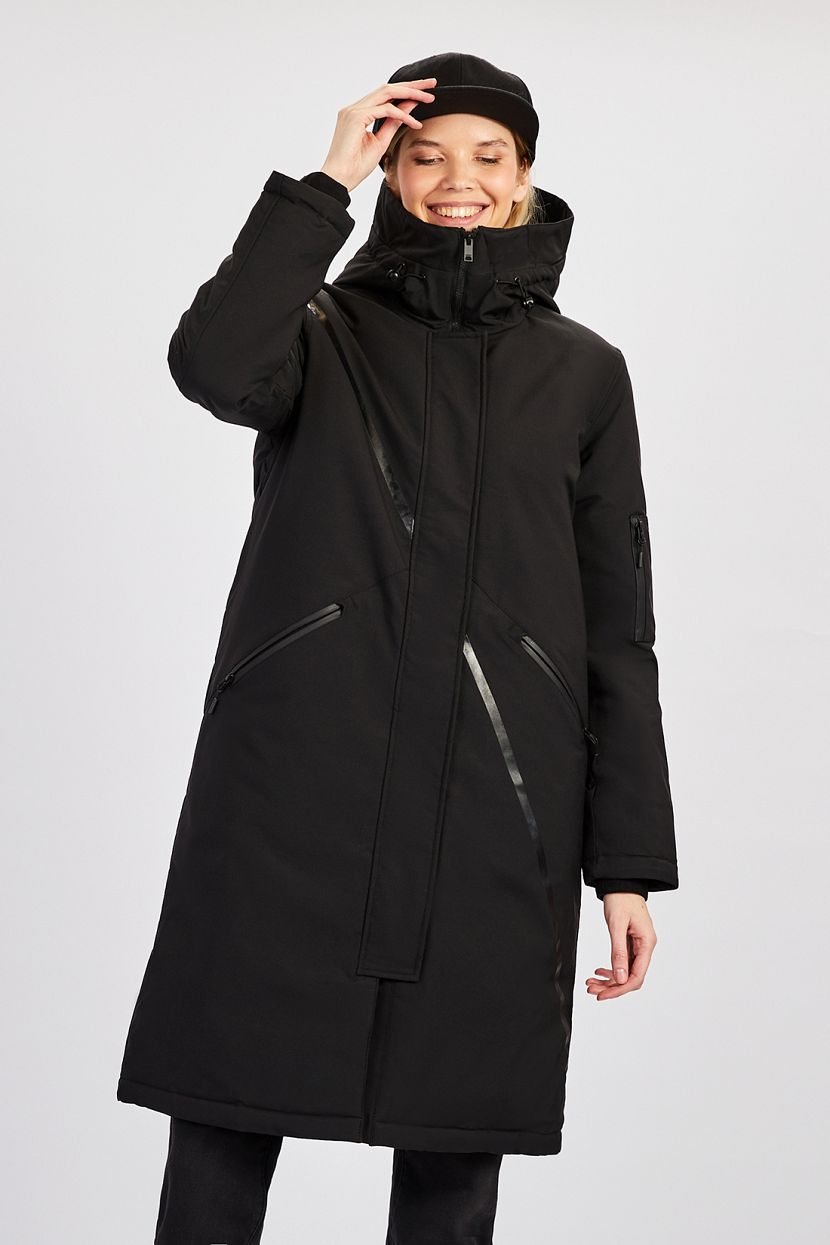 Куртка (арт. baon B0322521), размер M, цвет черный Куртка (арт. baon B0322521) - фото 2