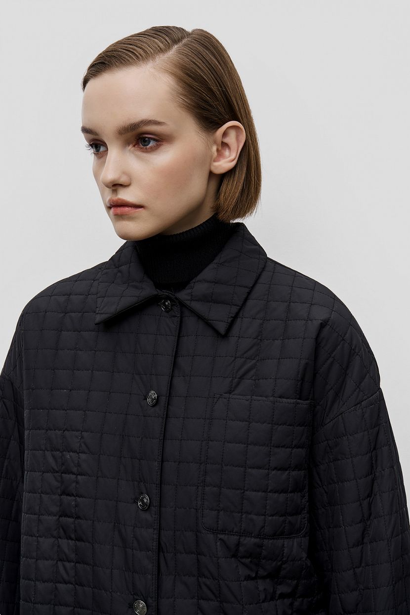 Куртка (арт. baon B0323006), размер L, цвет черный Куртка (арт. baon B0323006) - фото 2