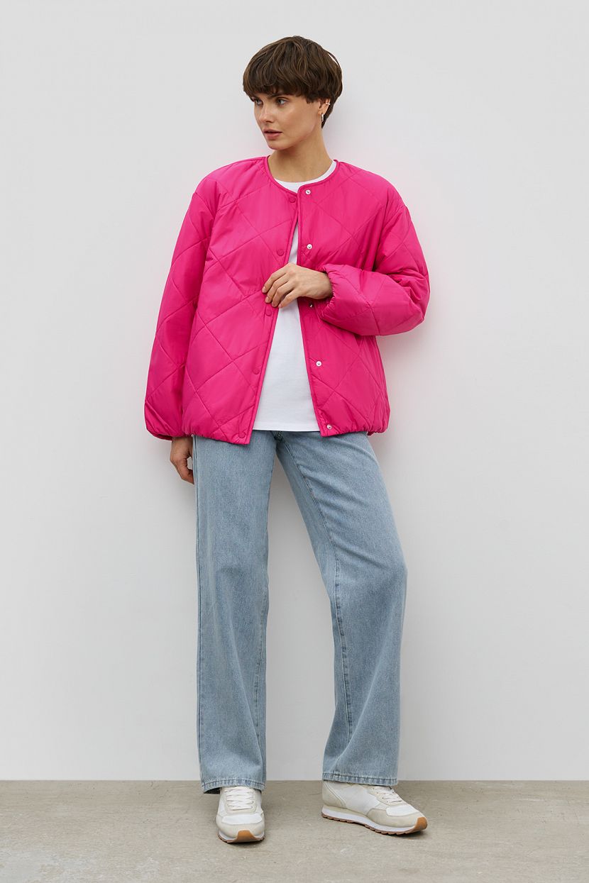 Куртка, XS, розовый