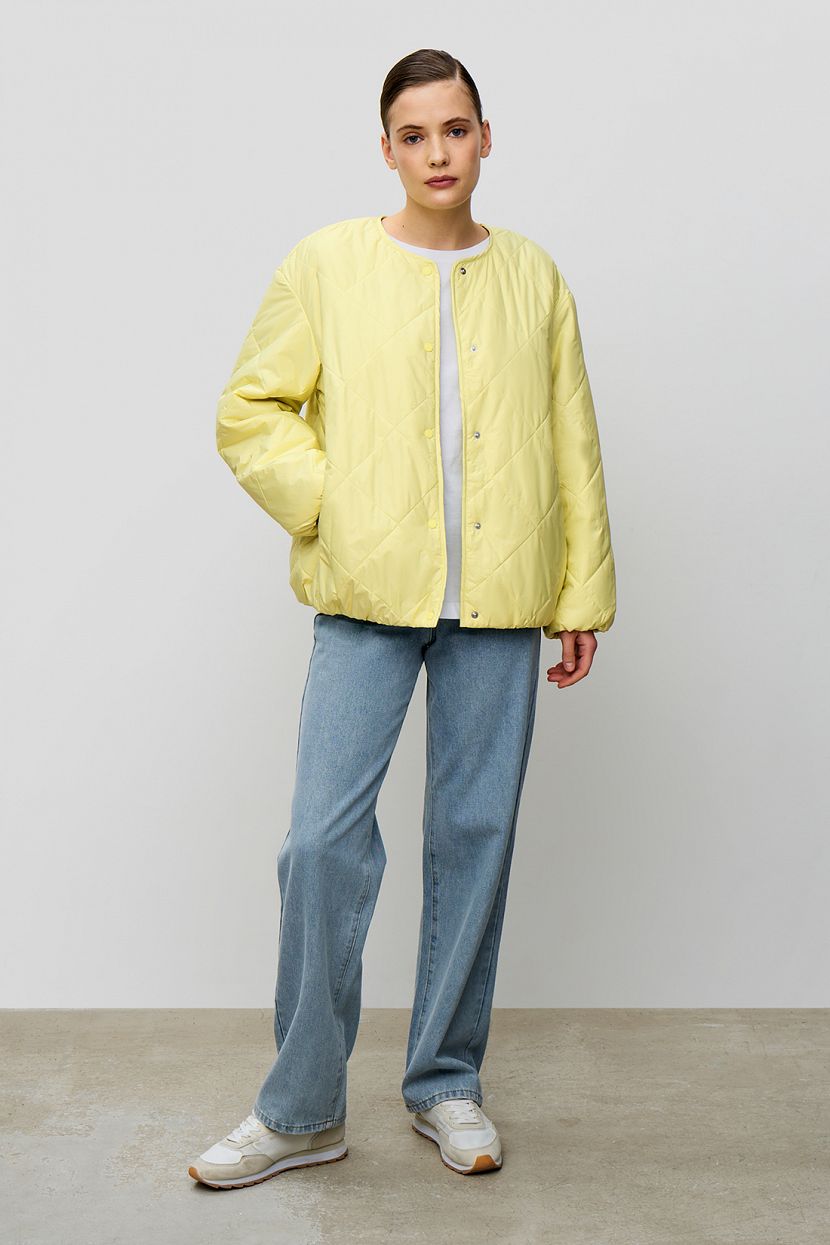 Куртка (арт. baon B0323024), размер S, цвет желтый