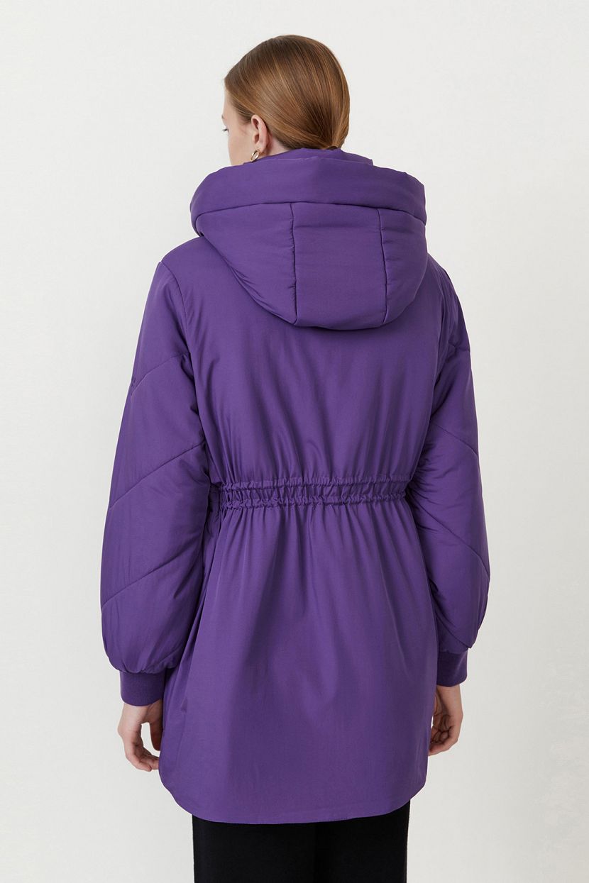 Куртка (арт. baon B0323517), размер XS, цвет фиолетовый Куртка (арт. baon B0323517) - фото 3
