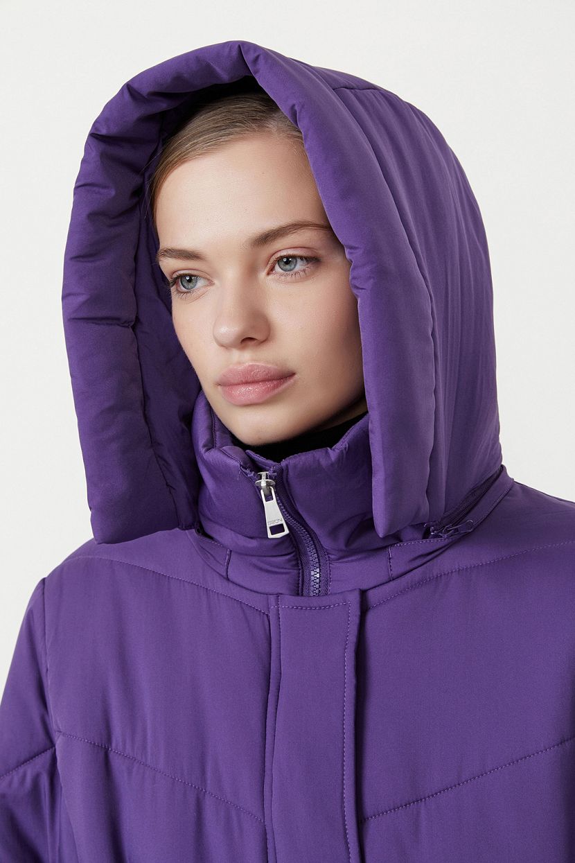 Куртка (арт. baon B0323517), размер XS, цвет фиолетовый Куртка (арт. baon B0323517) - фото 4