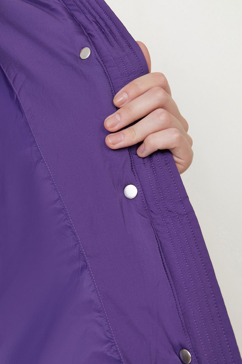 Куртка (арт. baon B0323517), размер XS, цвет фиолетовый Куртка (арт. baon B0323517) - фото 5