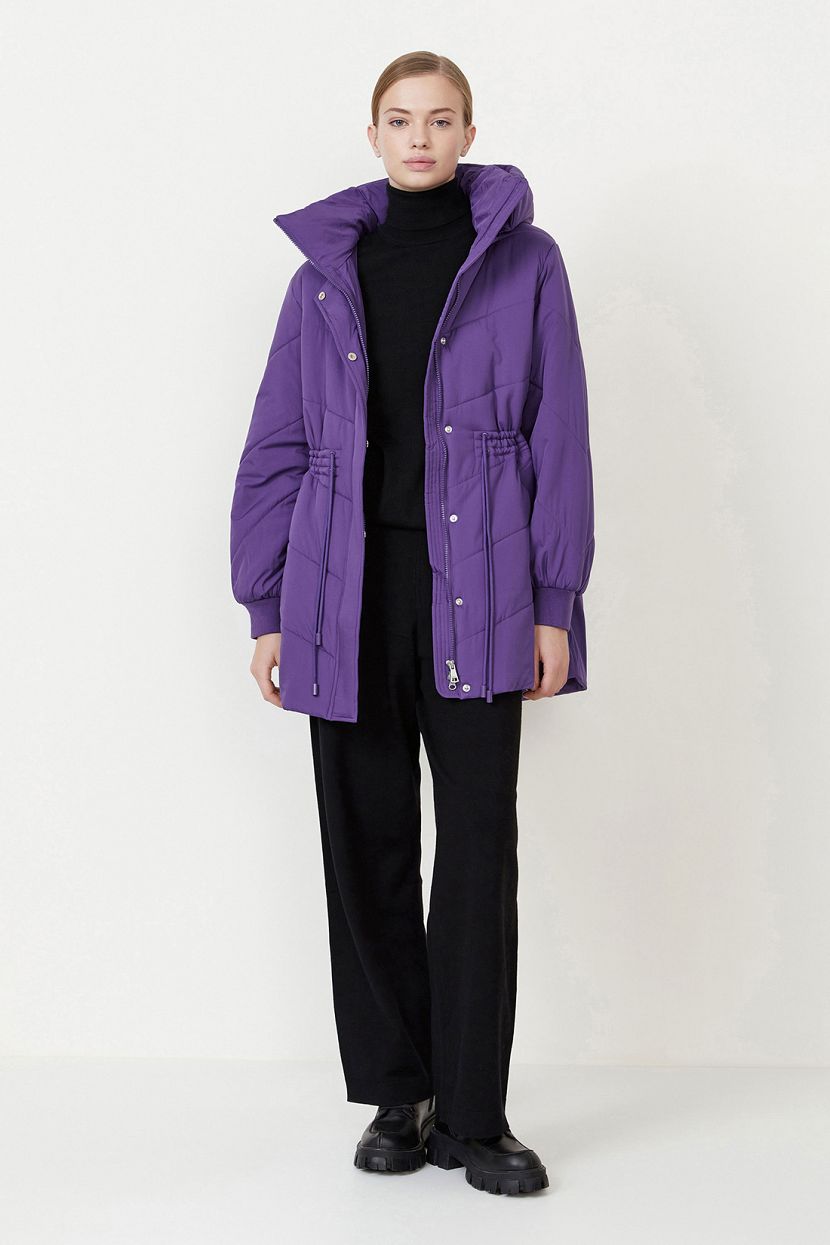 Куртка (арт. baon B0323517), размер XS, цвет фиолетовый Куртка (арт. baon B0323517) - фото 2