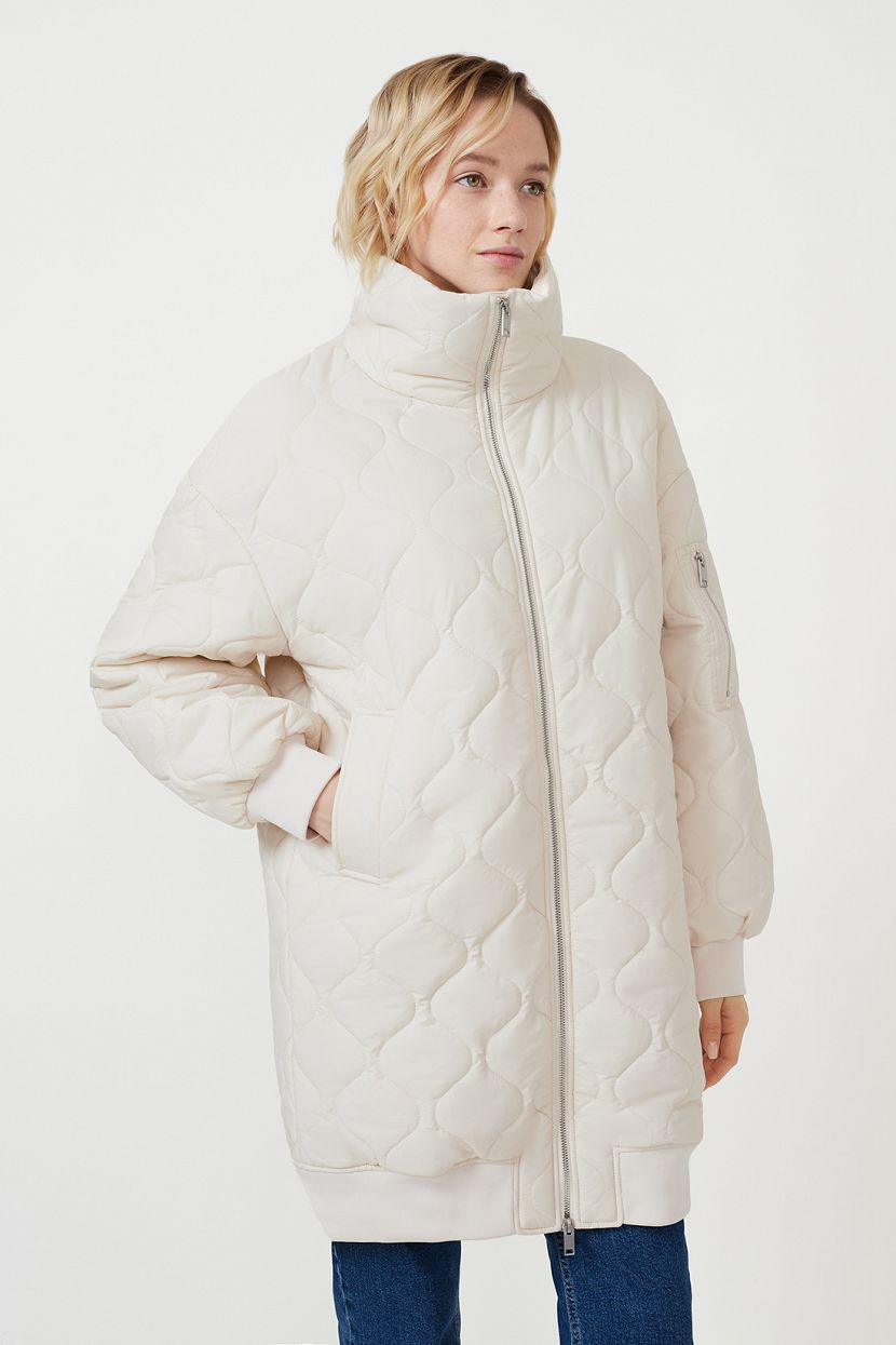Куртка (арт. baon B0323519), размер L, цвет белый