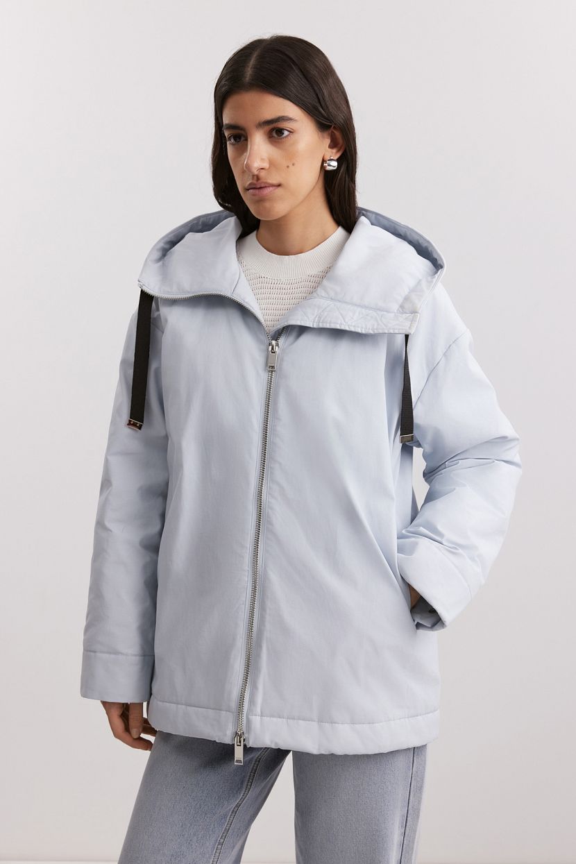Куртка из хлопка и нейлона, L, голубой
