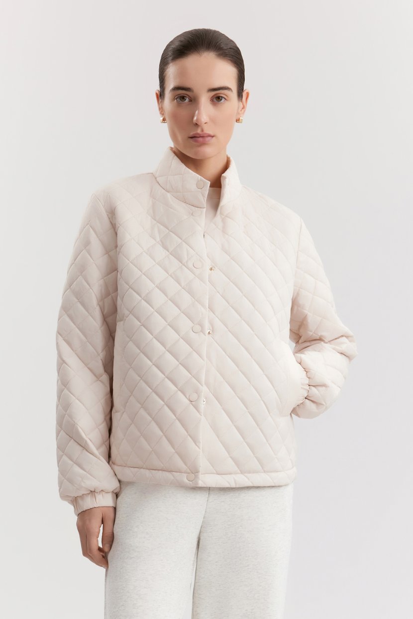 Короткая куртка-бомбер XL бежевый 12099₽