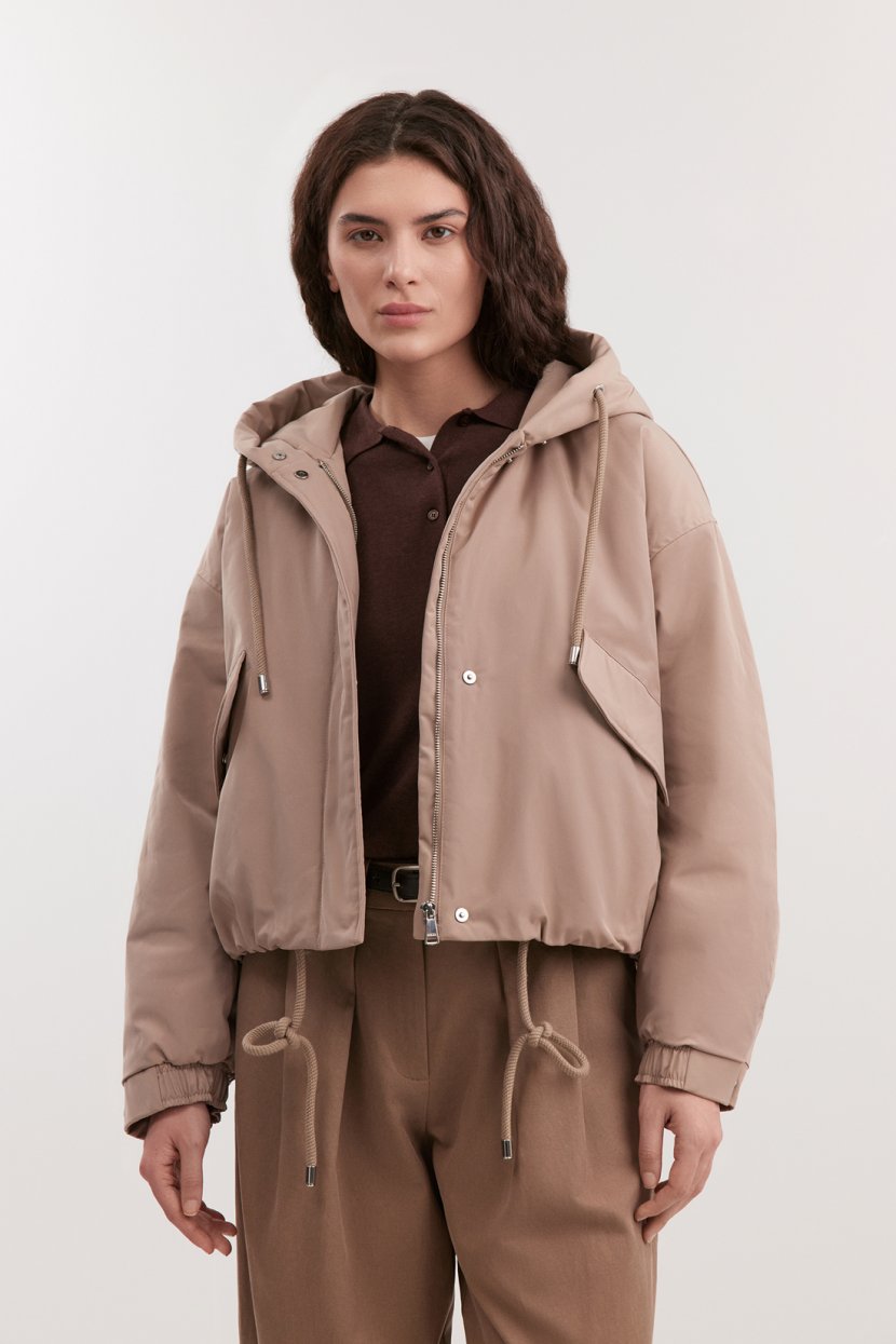 Куртка оверсайз с капюшоном 16599₽