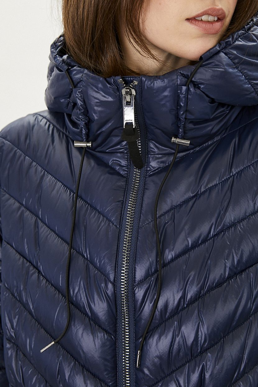 Куртка (Эко пух) (арт. baon B041044), размер XXL, цвет синий Куртка (Эко пух) (арт. baon B041044) - фото 4