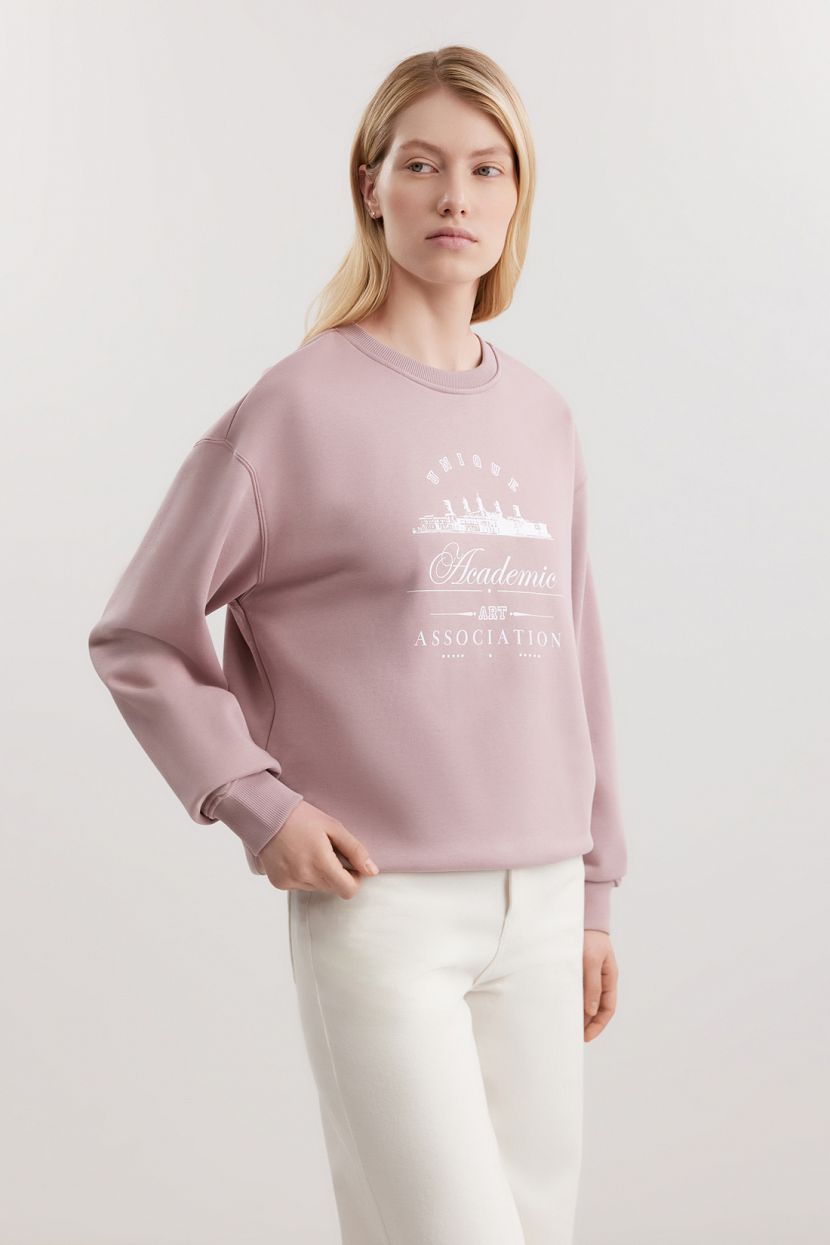 Толстовка из 100 хлопка L розовый 3999₽