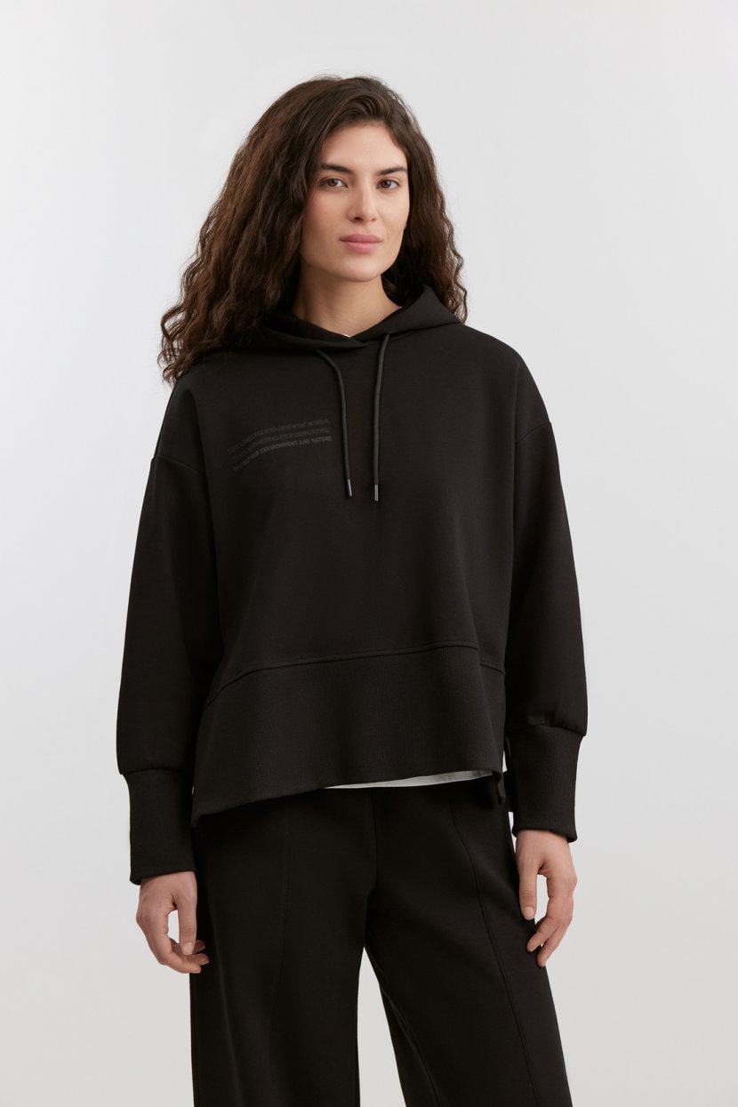 Толстовка из хлопка с капюшоном 7299₽