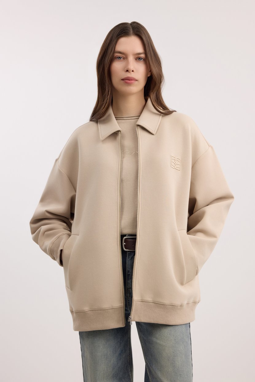 Толстовка оверсайз на молнии 8799₽