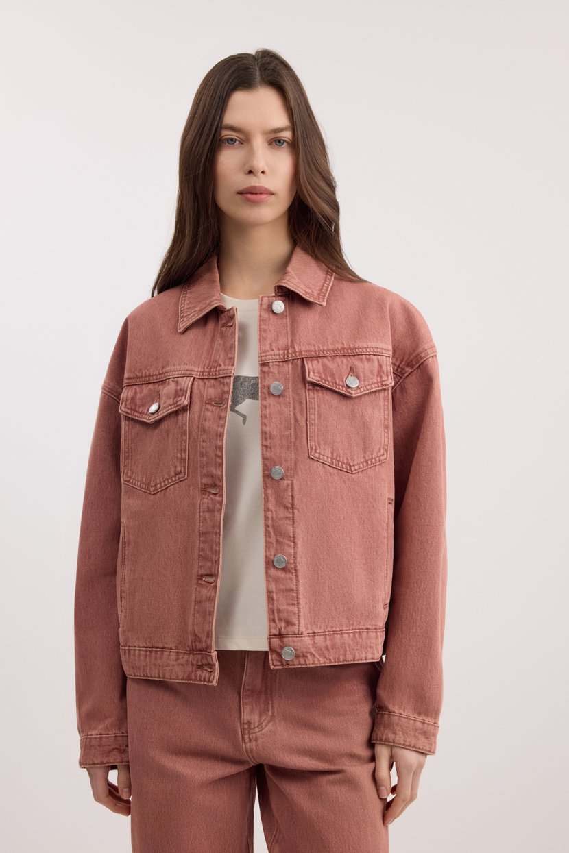 Хлопковый жакет с винтажным эффектом 9999₽