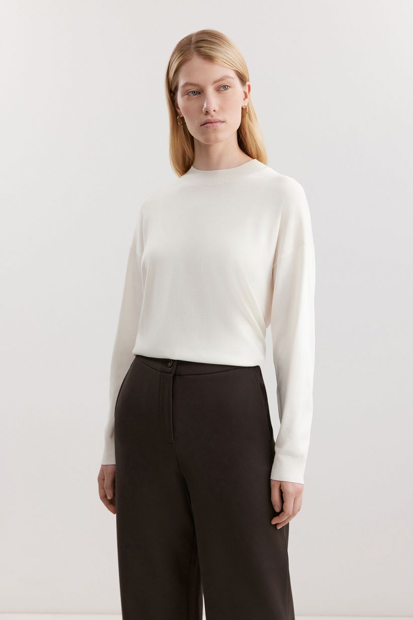 Базовый джемпер в полоску XS белый 4999₽