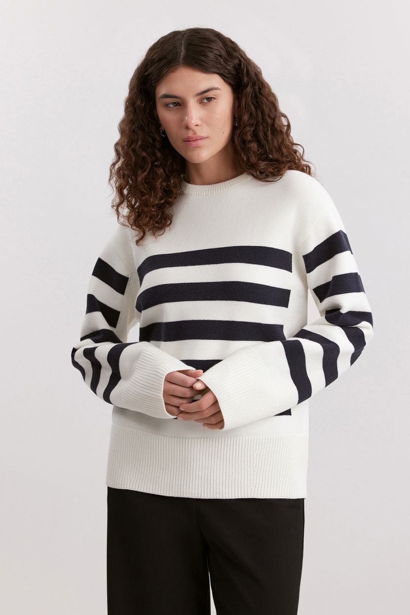 Джемпер из смесовой пряжи с вискозой