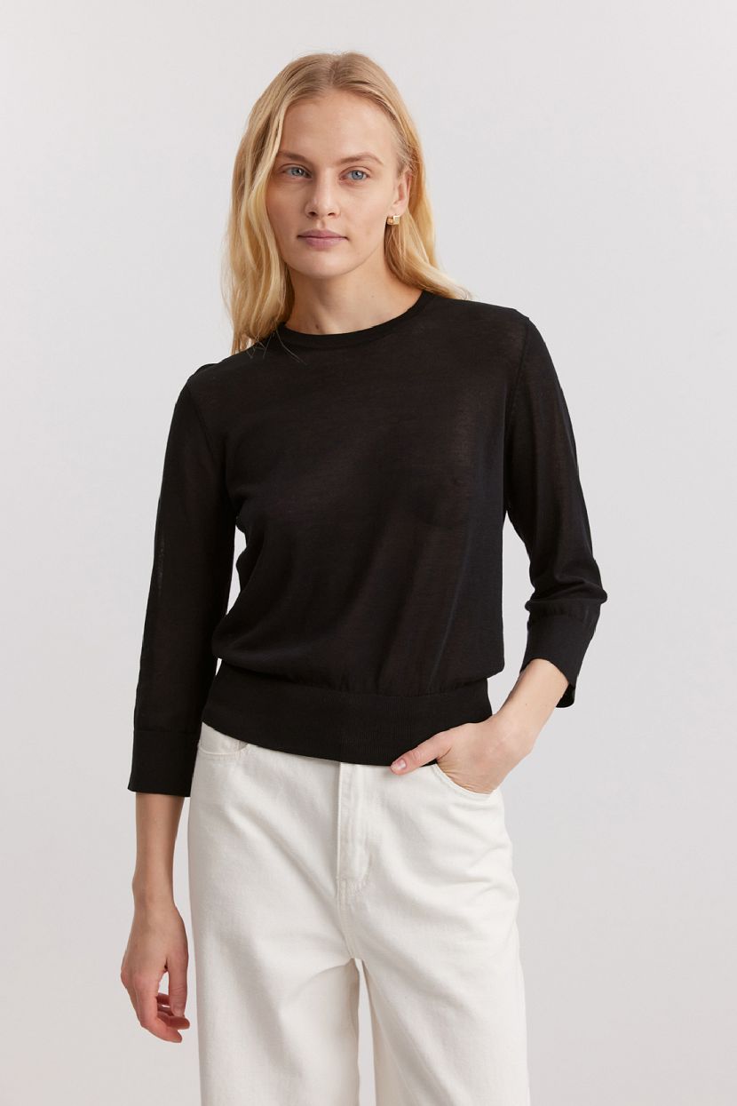 Джемпер из смесового хлопка