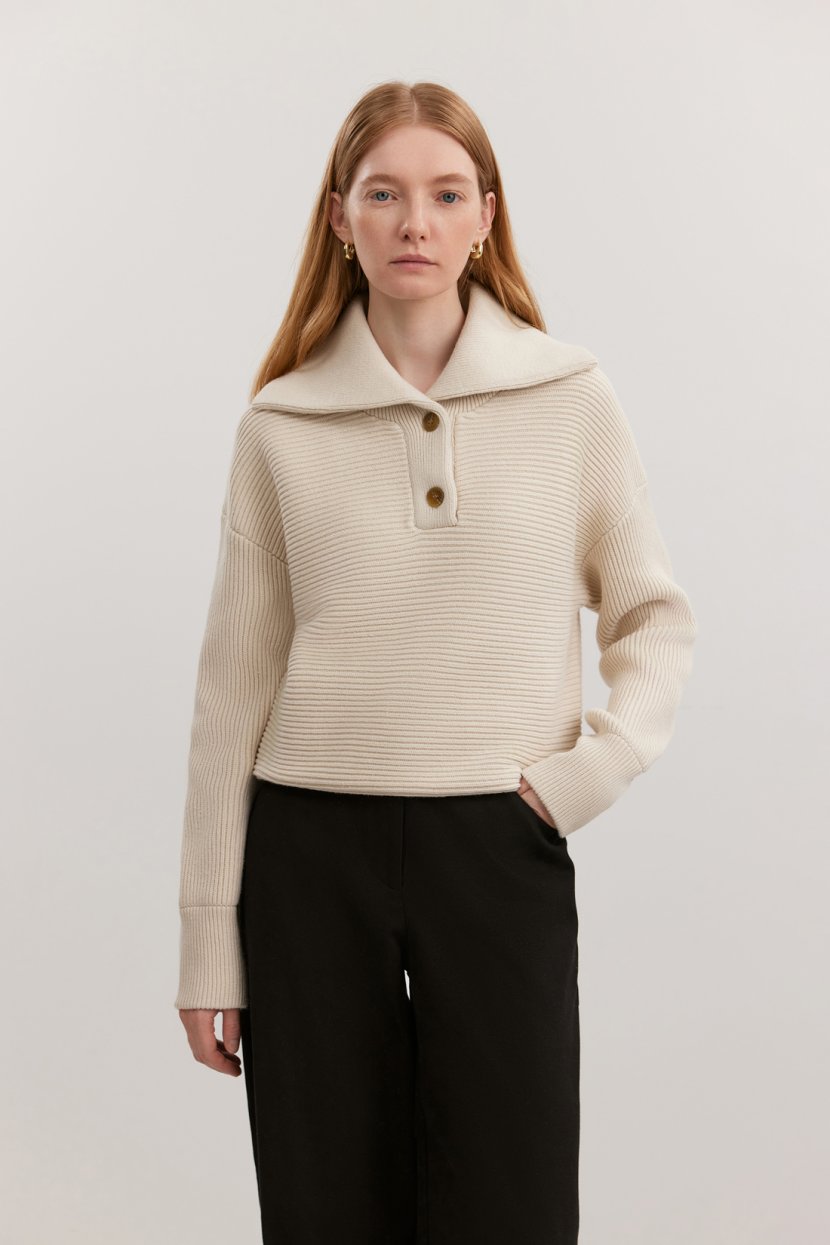 Джемпер из хлопковой пряжи 3599₽