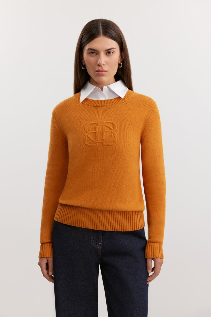 Джемпер из хлопковой пряжи 4899₽